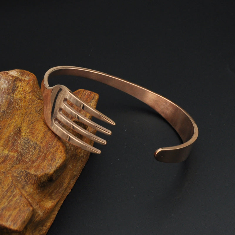 Fork Stainless Steel Bracelet B2730