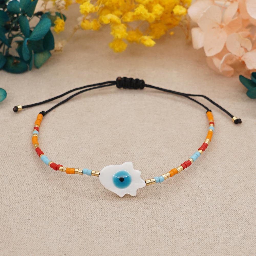 Evil Eye Braided Bracelet B2756