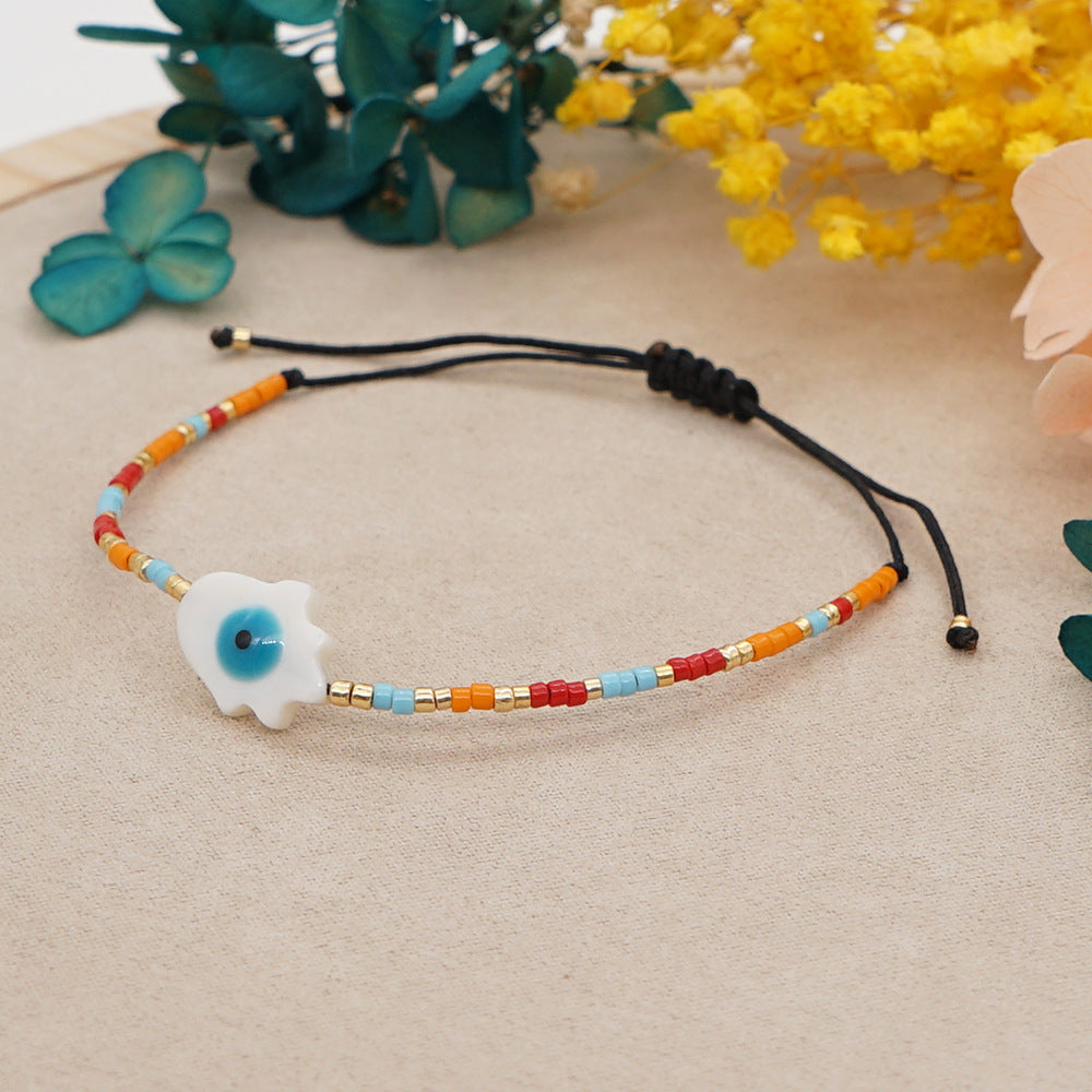 Evil Eye Braided Bracelet B2756