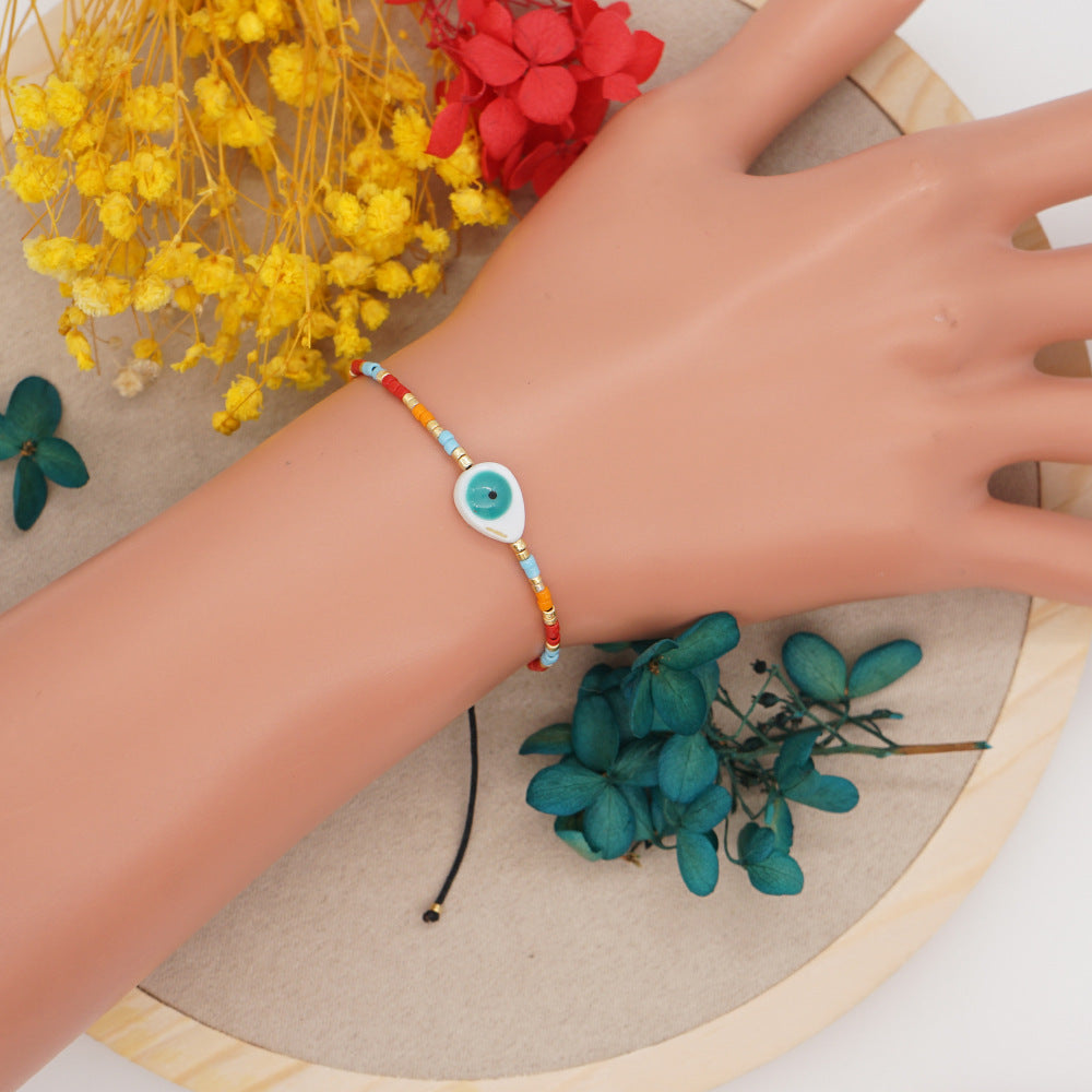 Evil Eye Braided Bracelet B2756