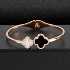 Clover Stainless Steel Bracelet B2770
