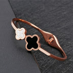 Clover Stainless Steel Bracelet B2770