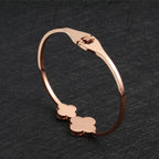 Clover Stainless Steel Bracelet B2770
