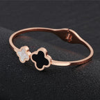 Clover Stainless Steel Bracelet B2770