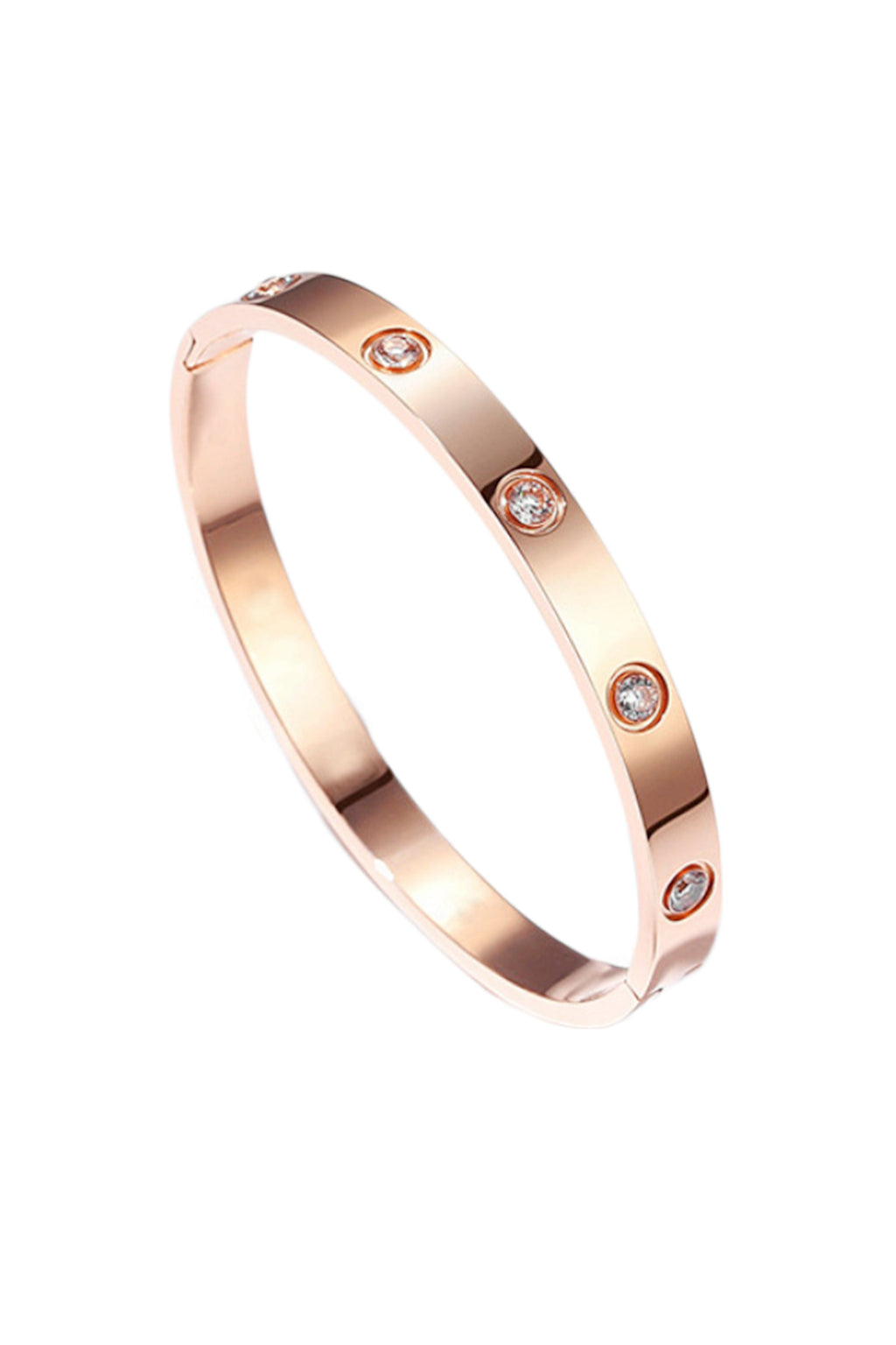 Rhinestone Stainless Steel Bracelet B2812