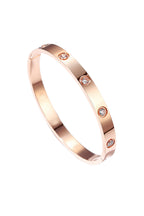 Rhinestone Stainless Steel Bracelet B2812