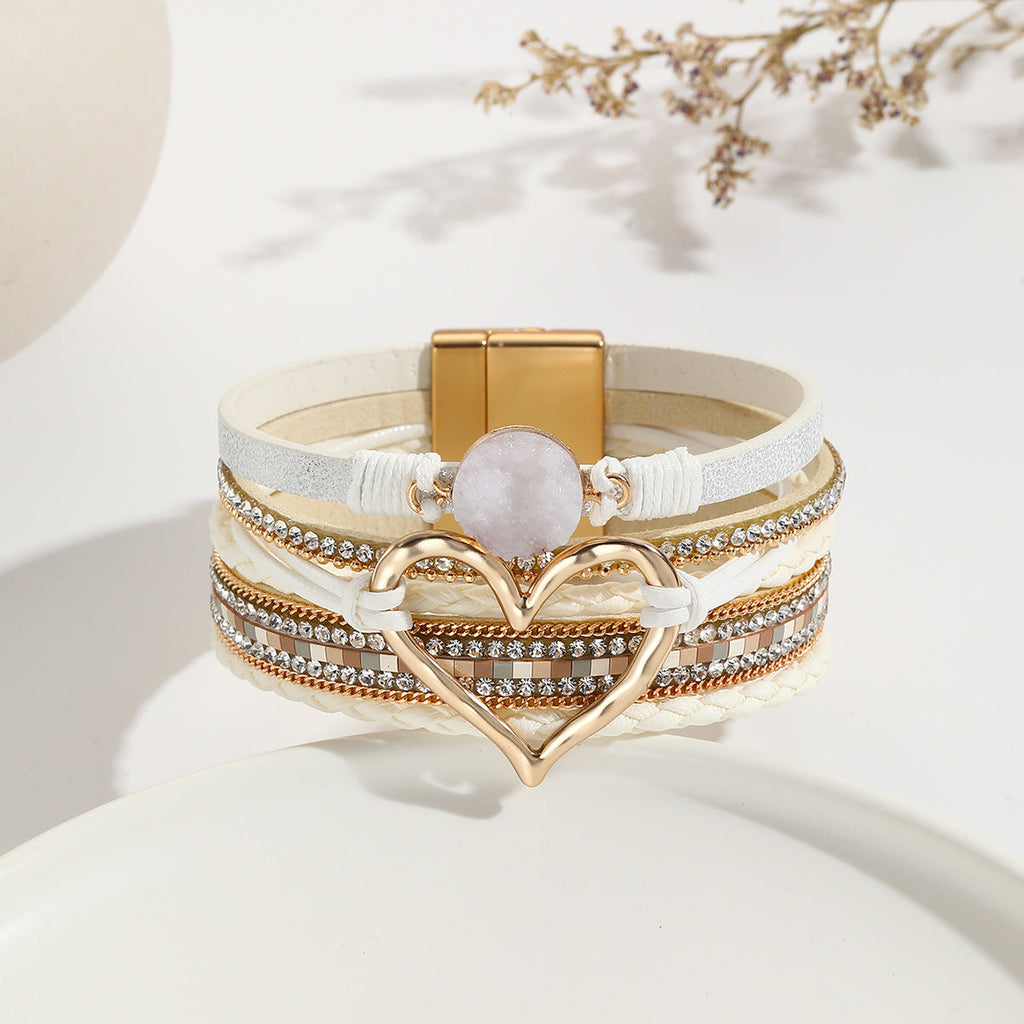 Heart Multilayer Magnetic Bracelet B2816 - view 15