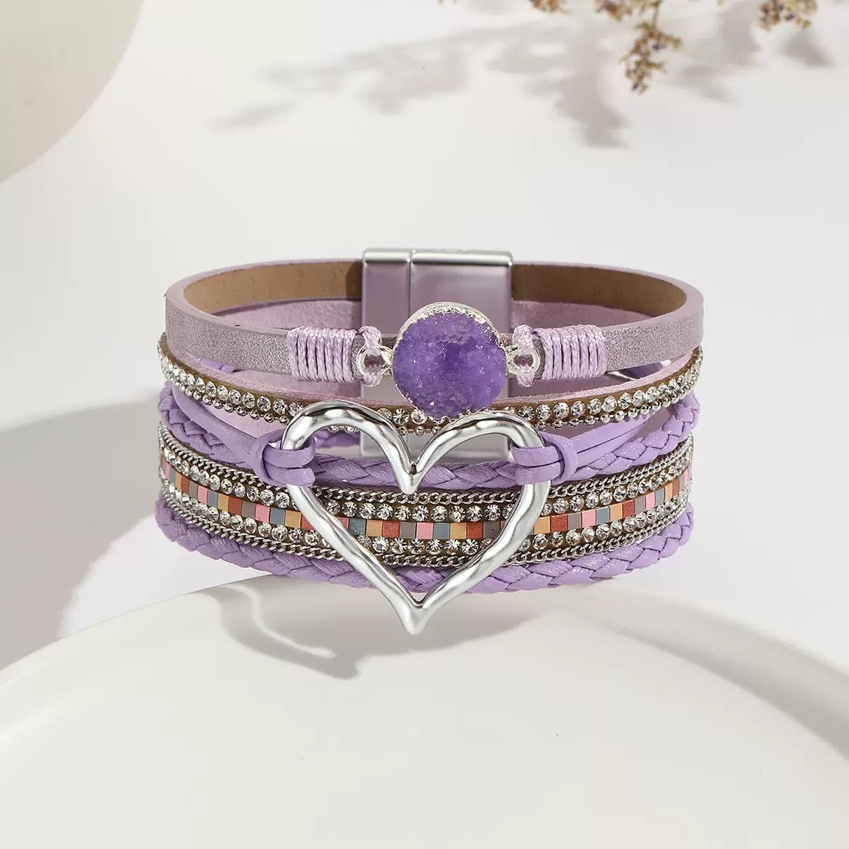 Heart Multilayer Magnetic Bracelet B2816 - view 16