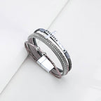 Cross Pu Leather Magnetic Bracelet B2818 - view 6