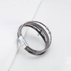 Cross Pu Leather Magnetic Bracelet B2818 - view 7