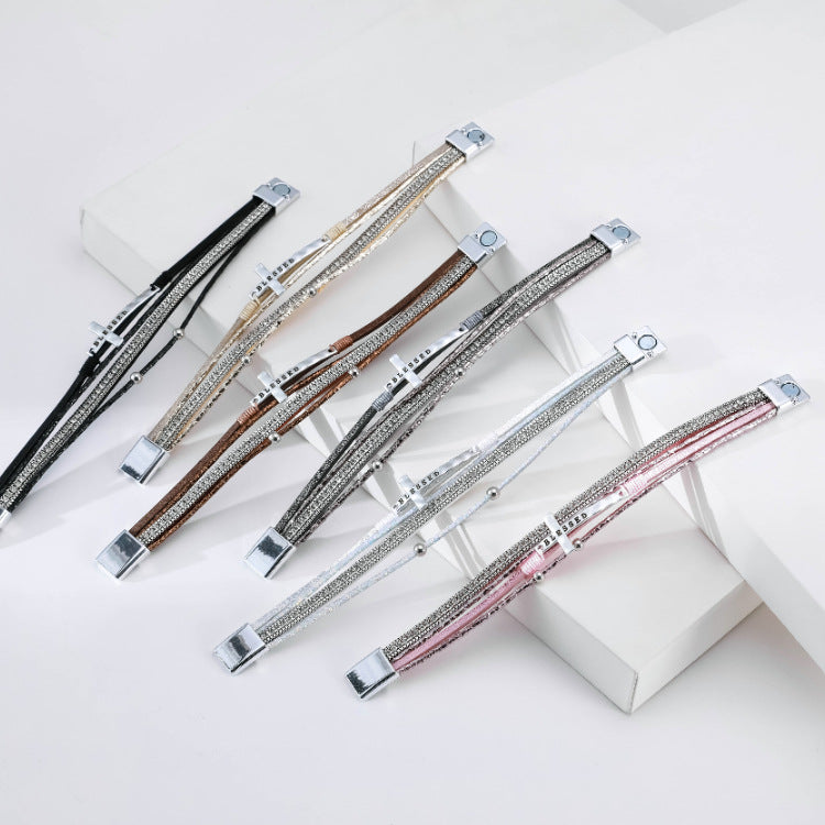 Cross Pu Leather Magnetic Bracelet B2818 - view 9