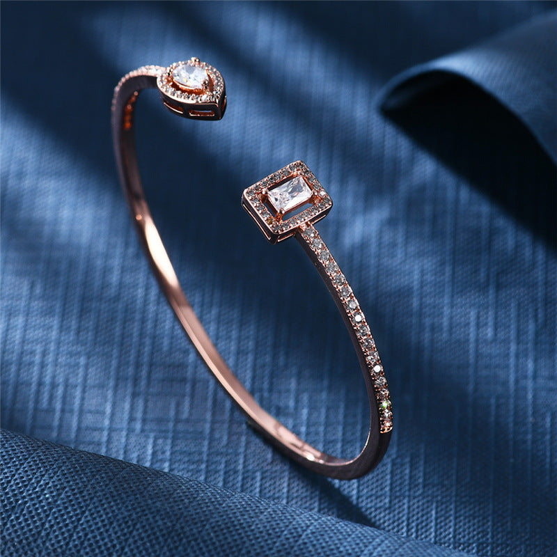 Geometry Zircon Bracelet B2831 – view 8