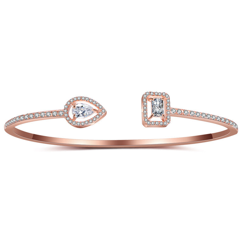 Geometry Zircon Bracelet B2831 – view 5