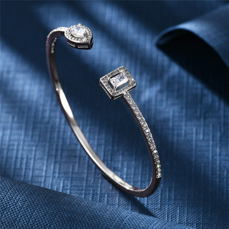 Geometry Zircon Bracelet B2831 – view 7