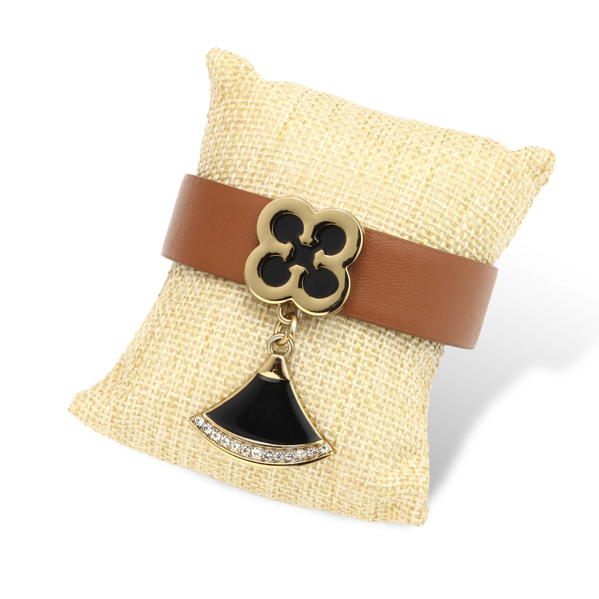 Clover Tassel Leather Bracelet B2852