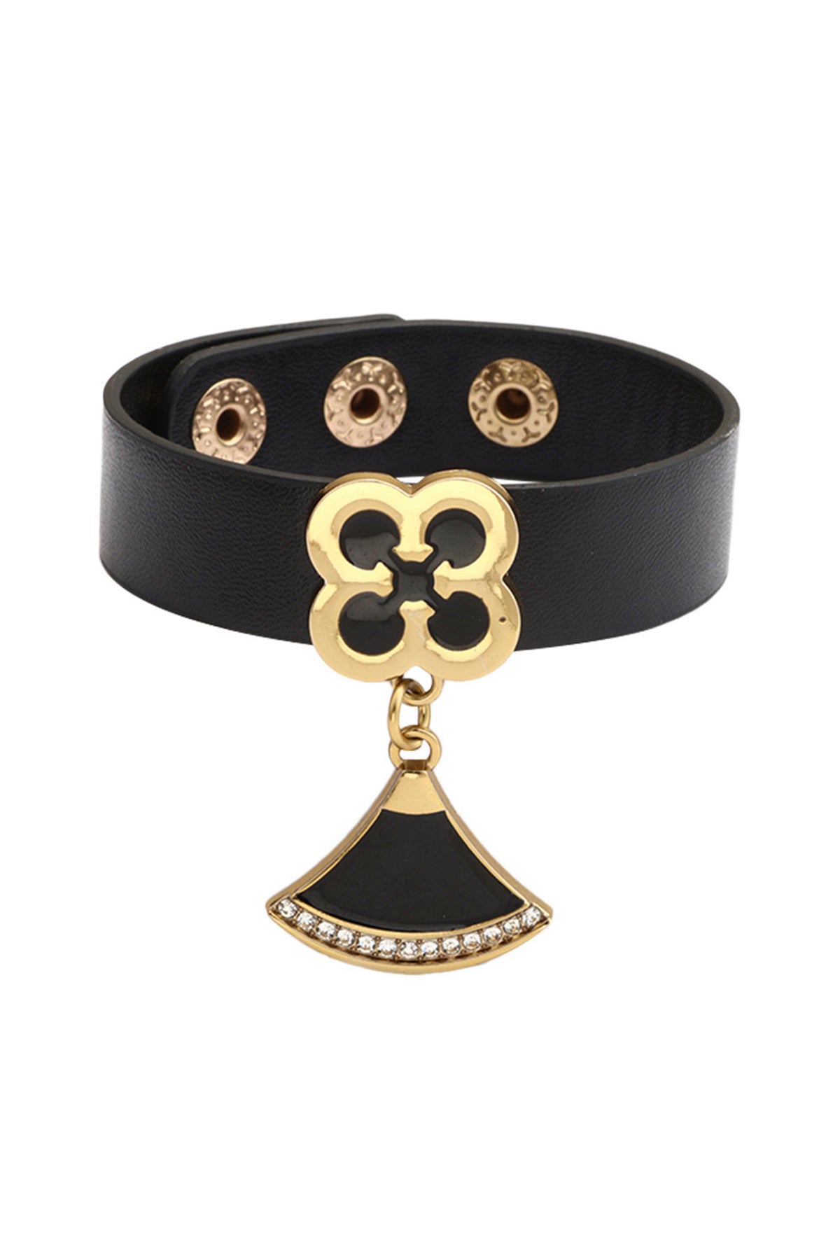 Clover Tassel Leather Bracelet B2852