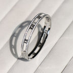 Roman Numerals Stainless Steel Bracelet B2916