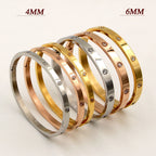 Rhinestone Stainless Steel Bracelet B2944