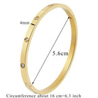 Rhinestone Stainless Steel Bracelet B2944