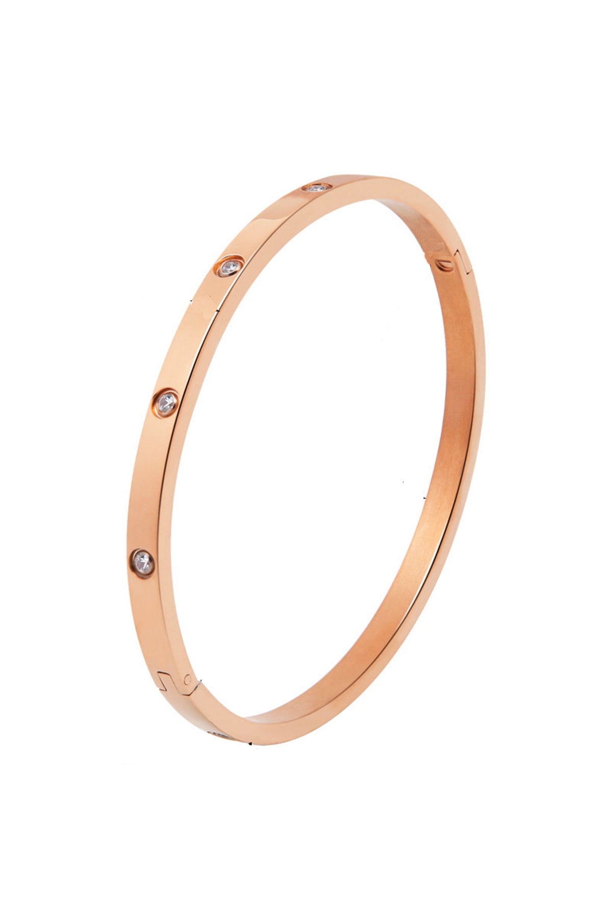 Rhinestone Stainless Steel Bracelet B2944