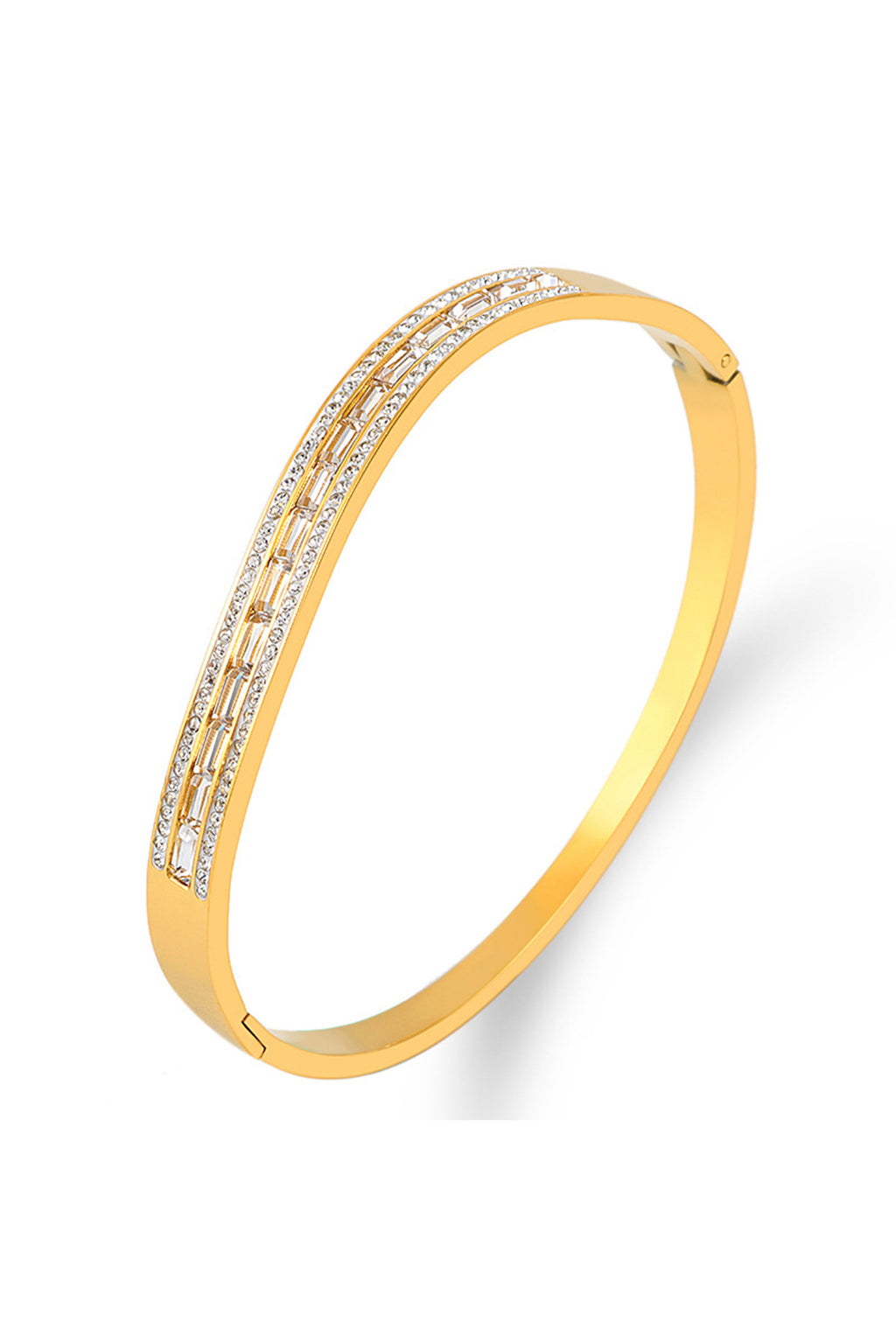 Rhinestone Stainless Steel Bracelets B2953