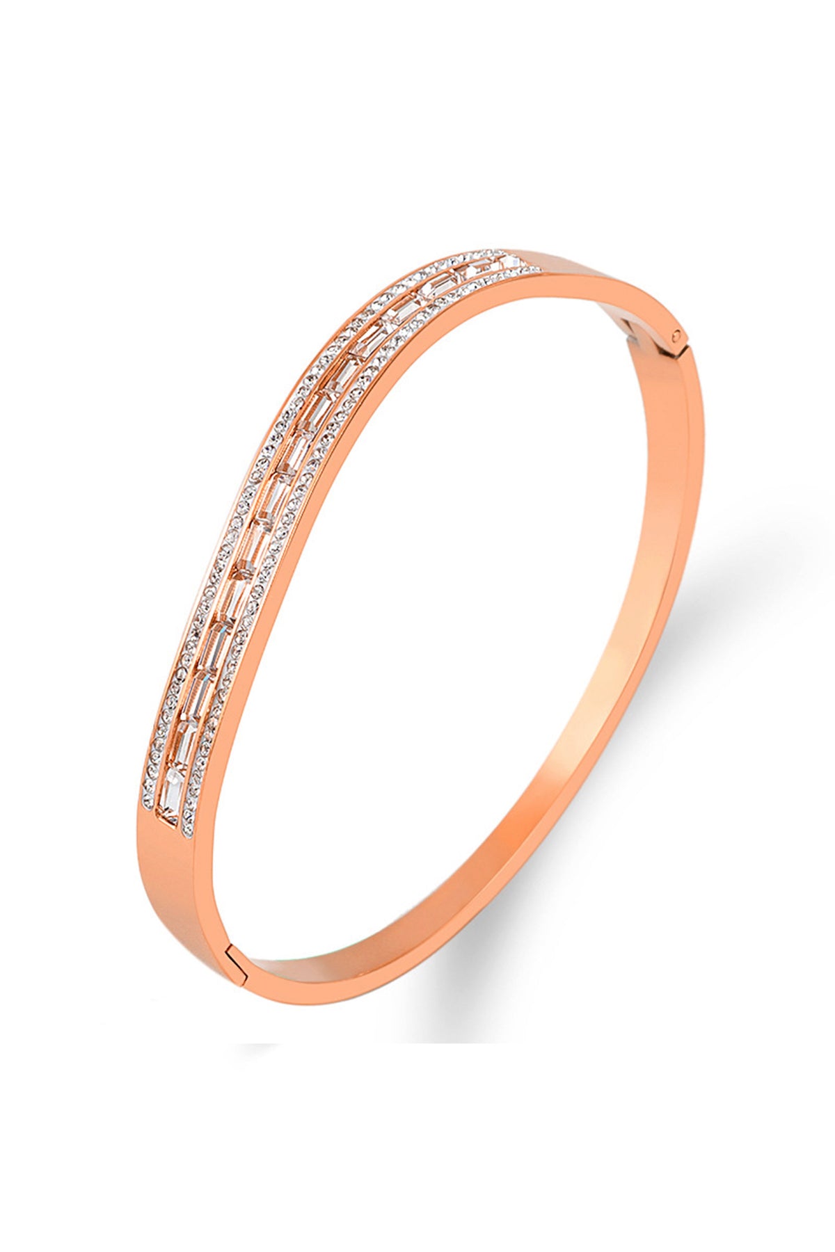 Rhinestone Stainless Steel Bracelets B2953