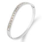 Rhinestone Stainless Steel Bracelets B2953