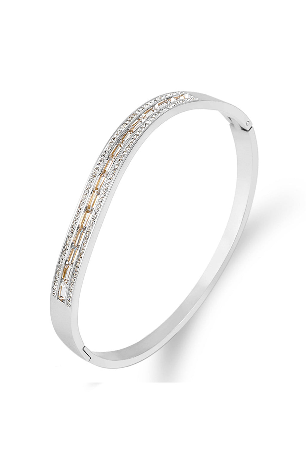 Rhinestone Stainless Steel Bracelets B2953