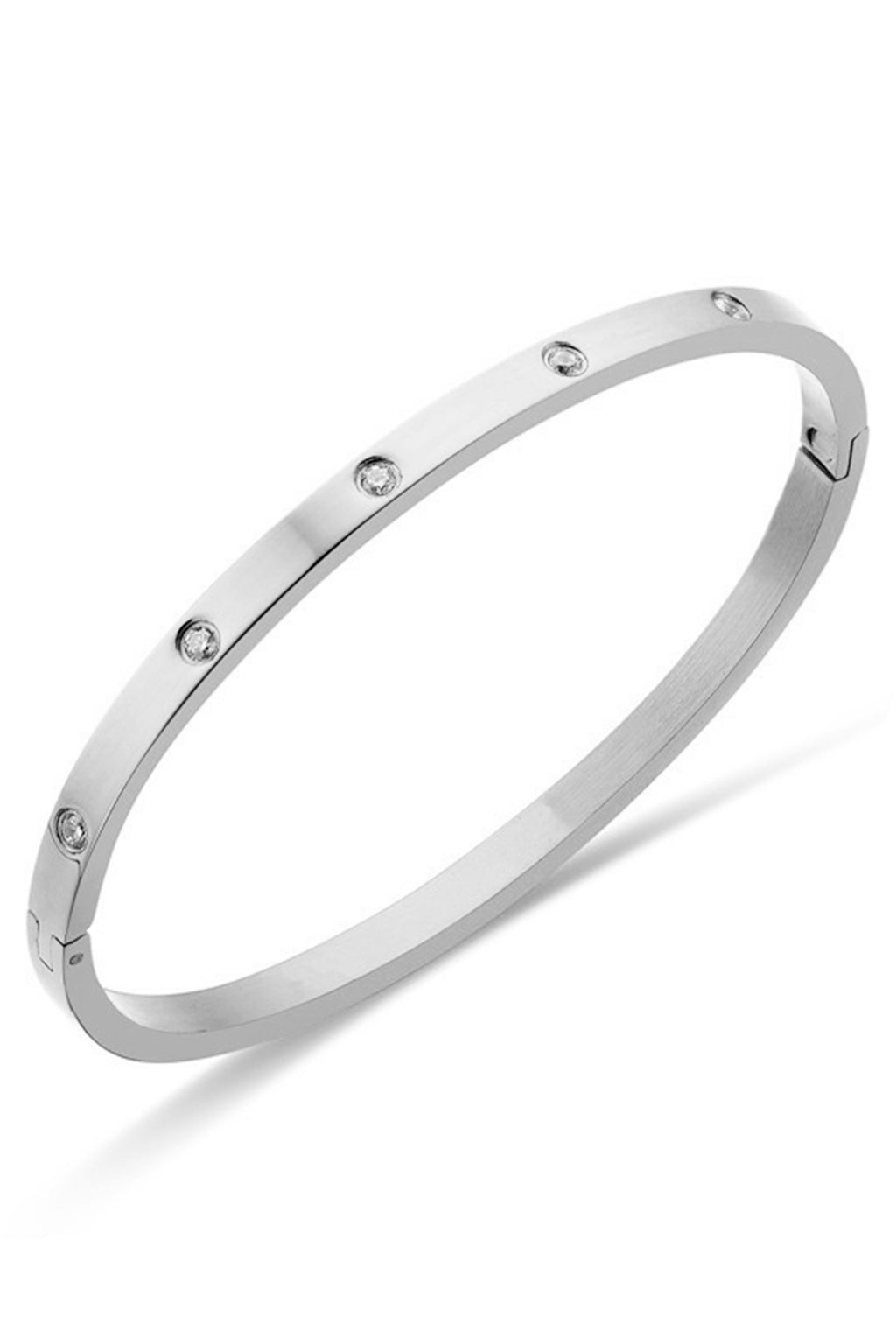 Rhinestone Stainless Steel Bracelet B2988