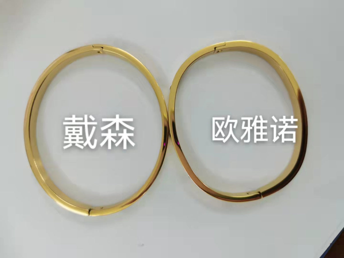 Rhinestone Stainless Steel Bracelet B2988