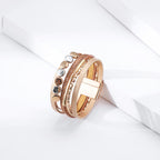 Alloy Leatherette Magnetic Bracelet B3047 - view 3