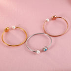 Evil Eye Stainless Steel Cuff B3142