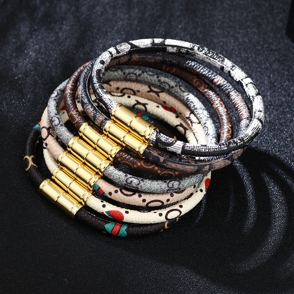 Pu Leather Magneti Bracelet B3208