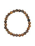 Tiger Eye Stone Stretch Kids Bracelet B3247-Tiger Eye - 6MM