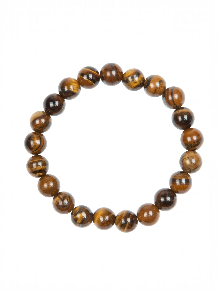 Tiger Eye Stone Stretch Kids Bracelet B3247-Tiger Eye