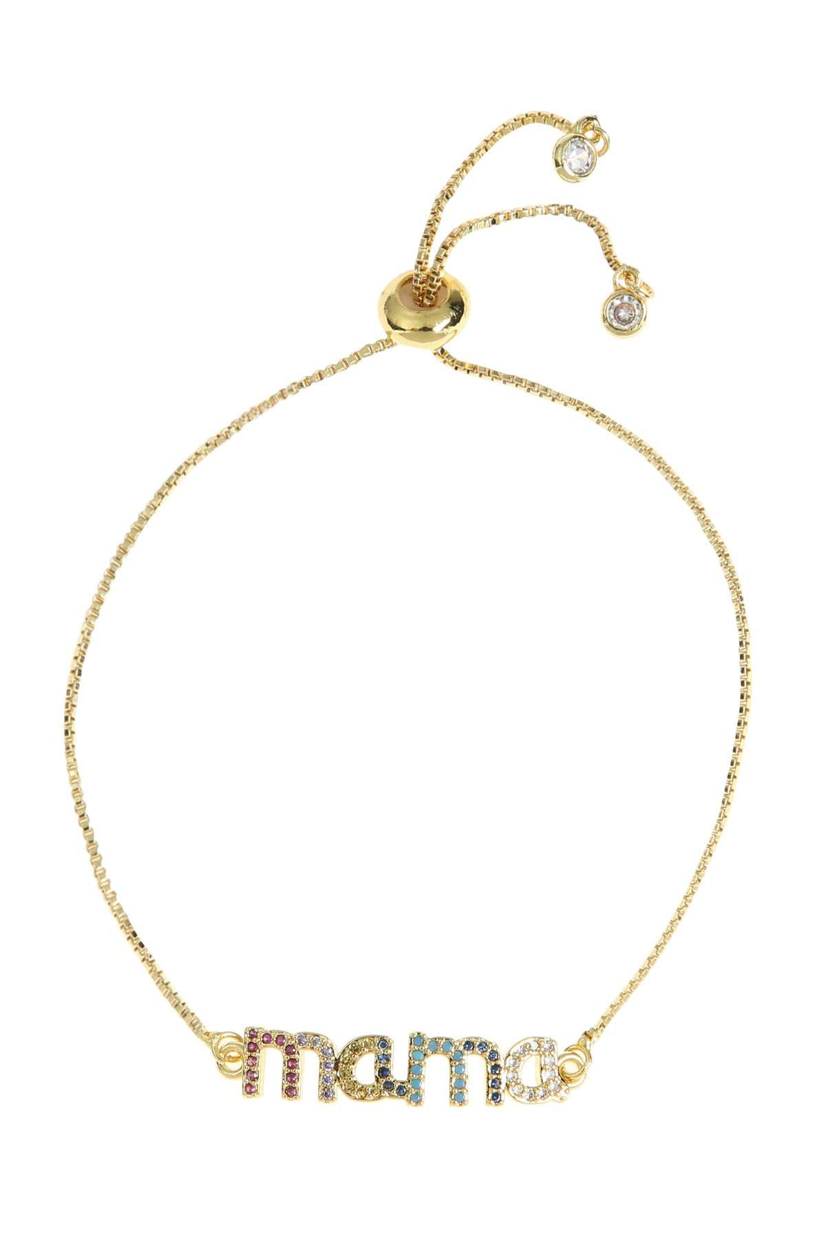 MAMA Zircon Chain Bracelets B3283