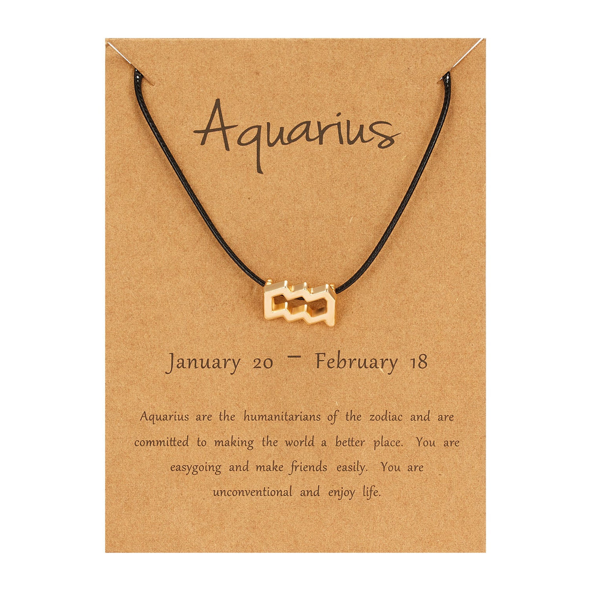 Aquarius Pendant Necklace B3333