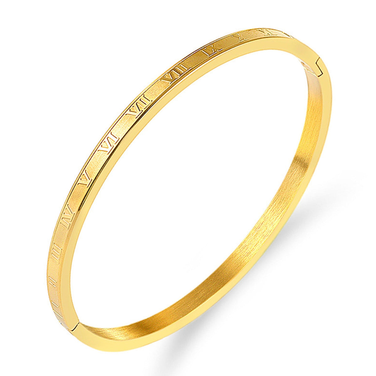 Roman Numerals Stainless Steel Bracelet B3357