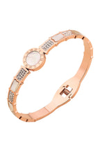Shell Rhinestone Stainless Steel Bracelet B3389