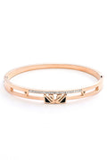 Swan Rhinestone Stainless Steel Bracelet B3402