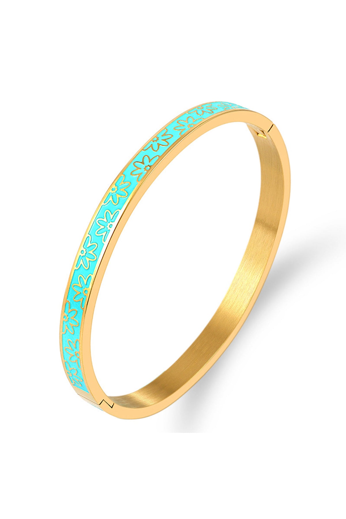 Floral Stainless Steel Bracelets B3422