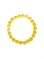 Yellow Jasper Bead Stretch Bracelet B3449-Yellow Jasper - 8MM