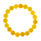 Yellow Jasper Bead Stretch Bracelet B3449-10MM - view 2