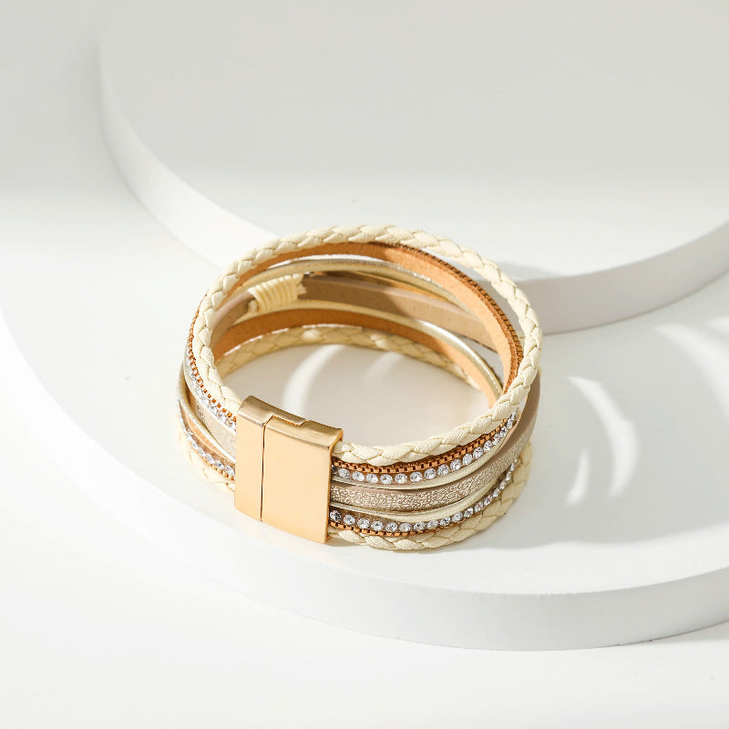 BLESSED Leather Magnetic Bracelet B3548 - view 9