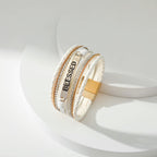 BLESSED Leather Magnetic Bracelet B3548 - view 11