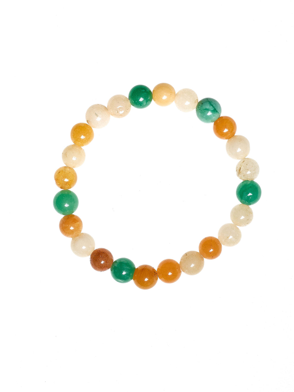 Multi Chalcedony Stone Stretch Bracelet B3604-Multi-Chalcedony