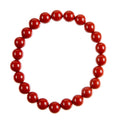 Orange Coral Jade Stretch Bracelet B3606-Orange Coral Jade - 8MM