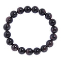 Garnet Stone Stretch Bracelet B3622-Garnet - 10MM