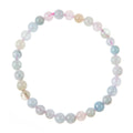 Morganite Stone Stretch Bracelet B3625-Morganite - 6MM