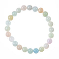 Morganite Stone Stretch Bracelet B3625-Morganite - 8MM